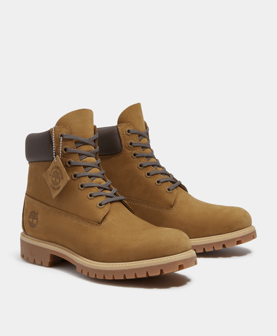 Botas Timberland Premium 6 Inch Waterproof Para Hombre, Café