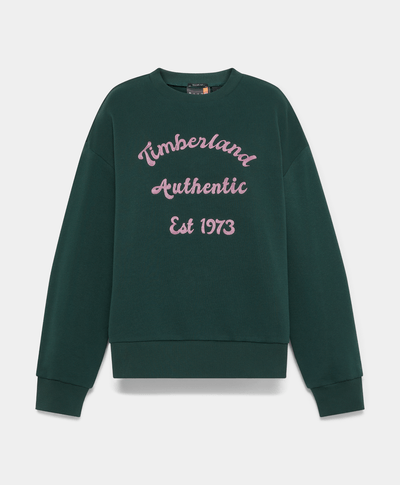 Sudadera Relaxed Fit Para Mujer, Verde