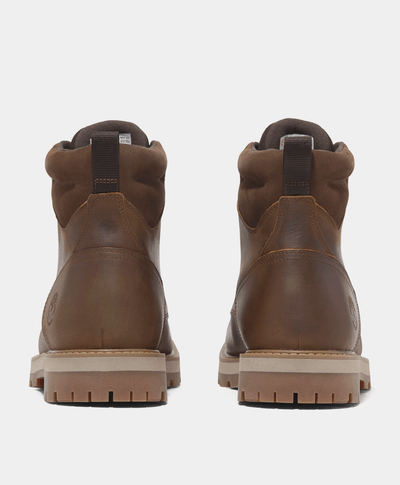 Botas para hombre Britton Road Mid Waterproof con agujetas, Café