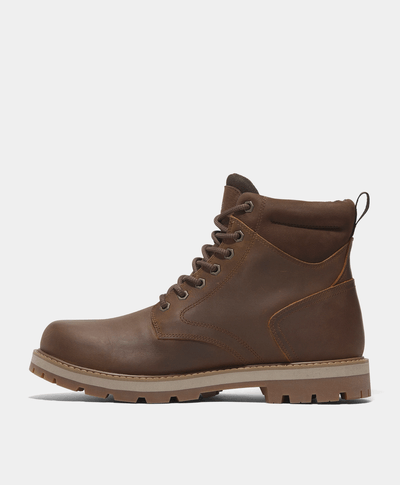 Botas para hombre Britton Road Mid Waterproof con agujetas, Café