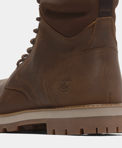 Botas para hombre Britton Road Mid Waterproof con agujetas, Café