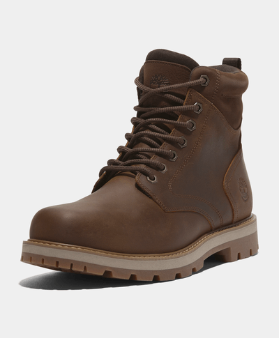 Botas para hombre Britton Road Mid Waterproof con agujetas, Café