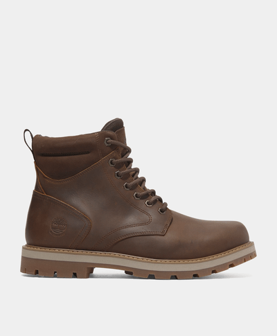 Botas para hombre Britton Road Mid Waterproof con agujetas, Café