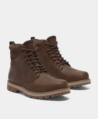Botas para hombre Britton Road Mid Waterproof con agujetas, Café