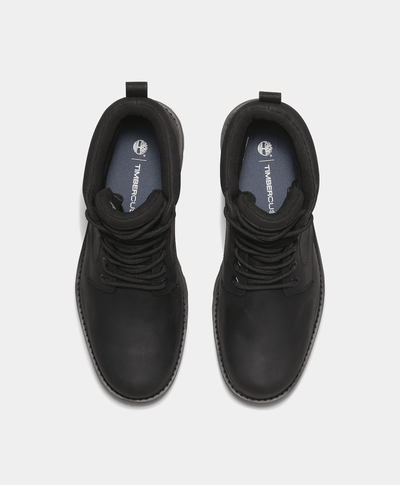 Botas para hombre Britton Road Mid Waterproof con agujetas, Negro