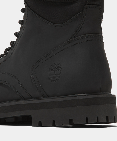 Botas para hombre Britton Road Mid Waterproof con agujetas, Negro