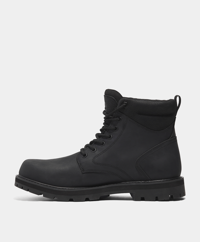Botas para hombre Britton Road Mid Waterproof con agujetas, Negro