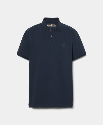 Camisa Polo para hombre Oyster River con logo, Azul