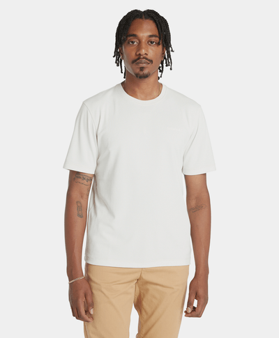 Playera para hombre Lake Multi-Purpose de manga corta, Blanco