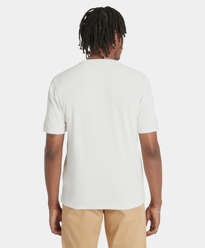 Playera para hombre Lake Multi-Purpose de manga corta, Blanco