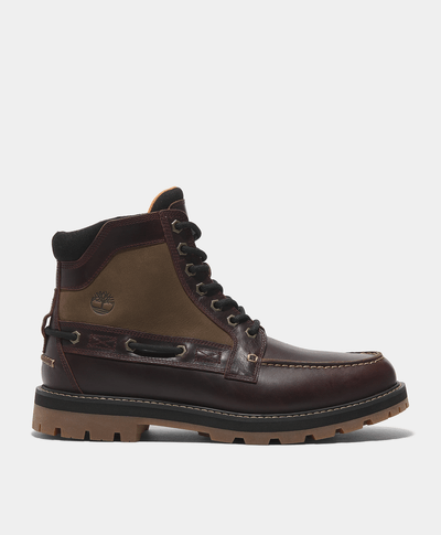 Botas para hombre Britton Road 7-Eye Moc Toe, Café