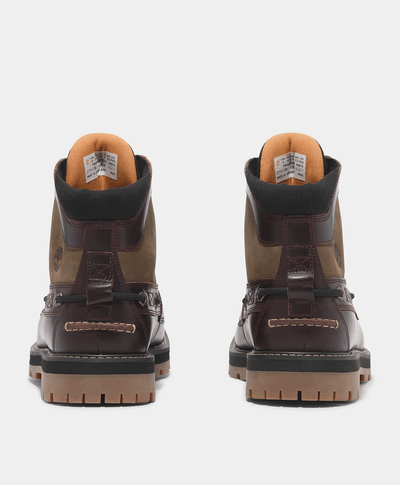 Botas para hombre Britton Road 7-Eye Moc Toe, Café