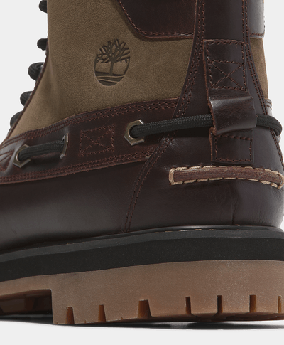 Botas para hombre Britton Road 7-Eye Moc Toe, Café