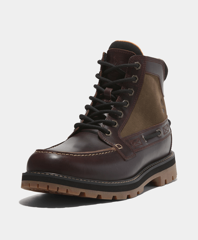 Botas para hombre Britton Road 7-Eye Moc Toe, Café