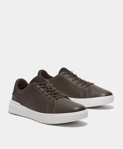Sneakers para hombre Seneca Bay Low con agujetas, Café