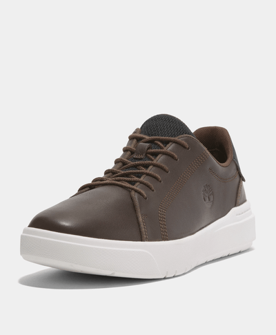 Sneakers para hombre Seneca Bay Low con agujetas, Café
