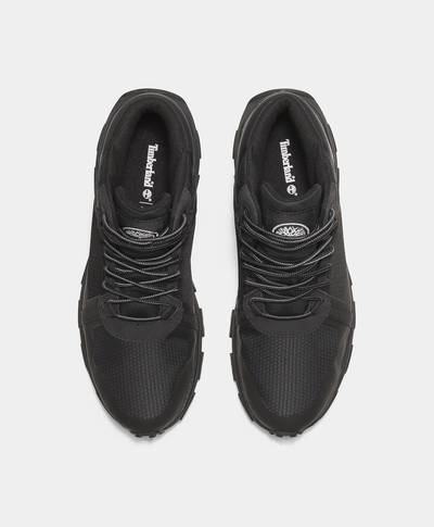 Sneakers para hombre Winsor Mid Waterproof con agujetas, Negro