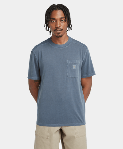 Playera para hombre Merrymack River Chest Pocket, Azul