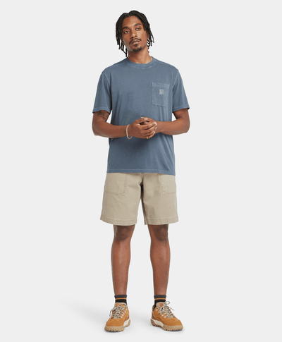 Playera para hombre Merrymack River Chest Pocket, Azul