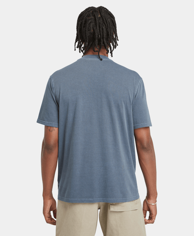 Playera para hombre Merrymack River Chest Pocket, Azul