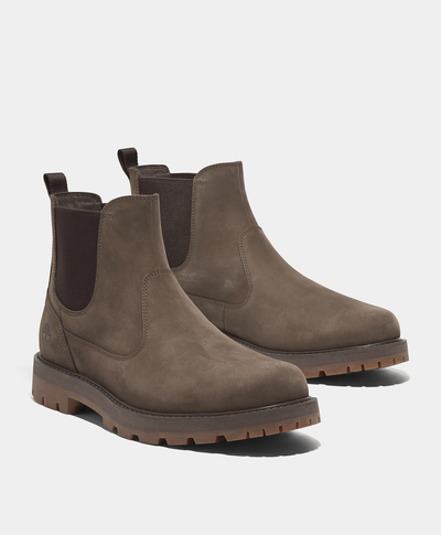 Botas Chelsea para hombre Britton Road Mid, Café