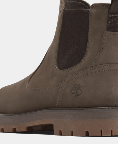 Botas Chelsea para hombre Britton Road Mid, Café