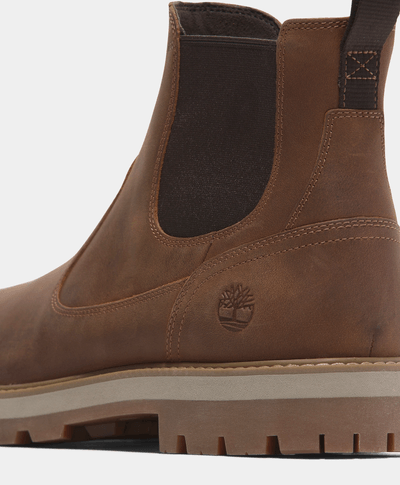 Botas Chelsea para hombre Britton Road Mid, Café