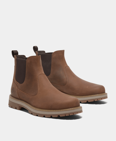Botas Chelsea para hombre Britton Road Mid, Café