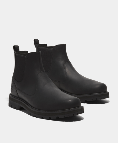 Botas Chelsea para hombre Britton Road Mid, Negro