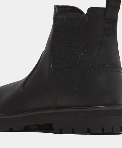 Botas Chelsea para hombre Britton Road Mid, Negro