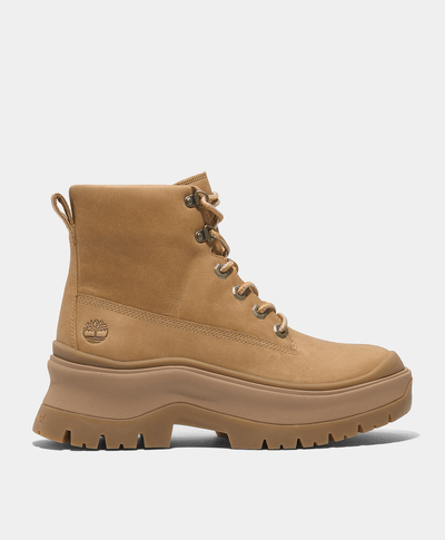 Botas para mujer Roxie Lane Mid con agujetas, Amarillo