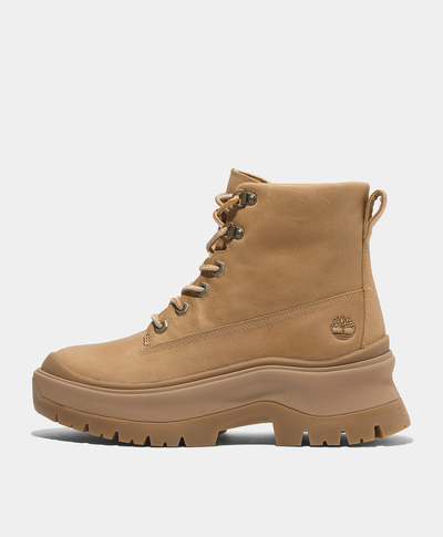 Botas para mujer Roxie Lane Mid con agujetas, Amarillo