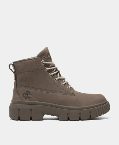 Botas para mujer con cordones Greyfield Mid, Café