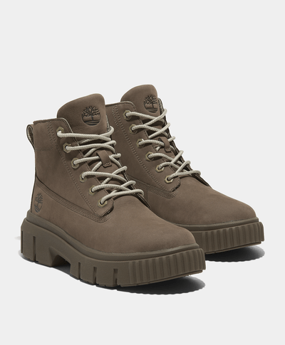 Botas para mujer con cordones Greyfield Mid, Café