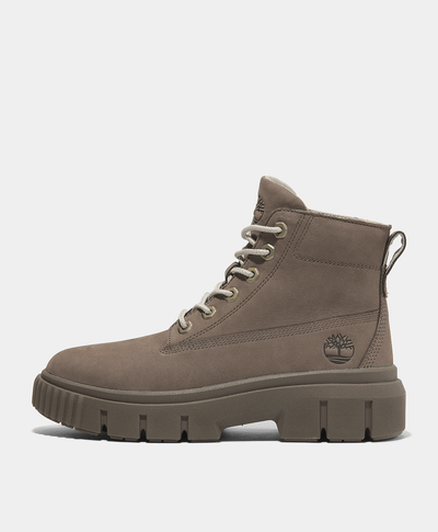 Botas para mujer con cordones Greyfield Mid, Café