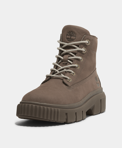 Botas para mujer con cordones Greyfield Mid, Café