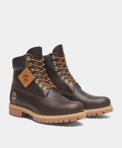Bota Timberland Premium® Espresso 6-Inch Lace-Up Waterproof para Hombre, Café