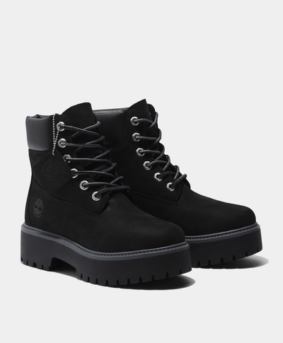 Bota Stone Street 6 Inch Waterproof para Mujer, Negro