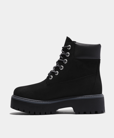 Bota Stone Street 6 Inch Waterproof para Mujer, Negro