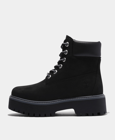 Bota Stone Street 6 Inch Waterproof para Mujer, Negro