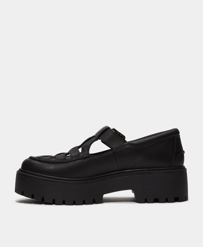 Zapato Stone Street Buckle para Mujer, Negro