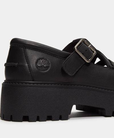 Zapato Stone Street Buckle para Mujer, Negro