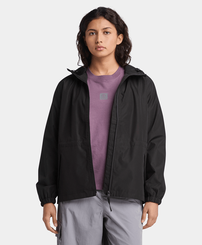 Chamarra impermeable para Mujer, Negro