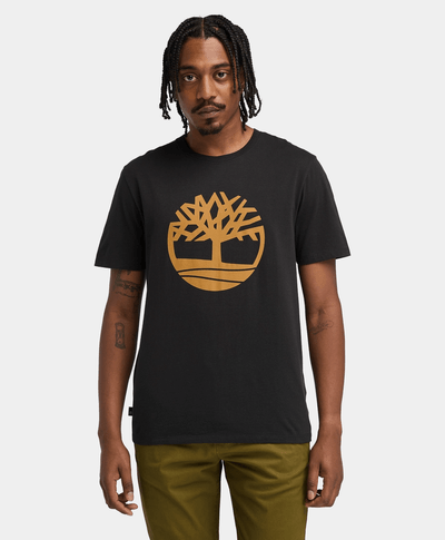 Playera Northwood US Tree Logo para Hombre, Amarillo