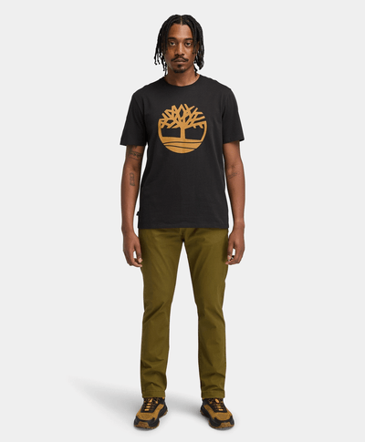 Playera Northwood US Tree Logo para Hombre, Amarillo