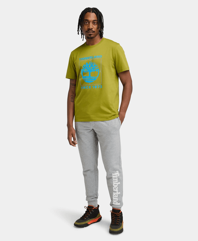 Sweatpants Northwood US Wordmark Logo Brushback para Hombre, Gris