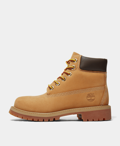 Botas Timberland Premium 6 Inch Waterproof Para Niño, Amarillo