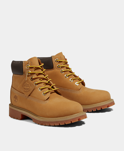 Botas Timberland Premium 6 Inch Waterproof Para Niño, Amarillo