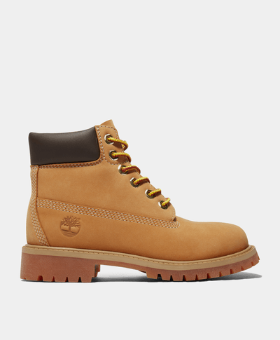 Botas Timberland Premium 6 Inch Waterproof Para Niño, Amarillo