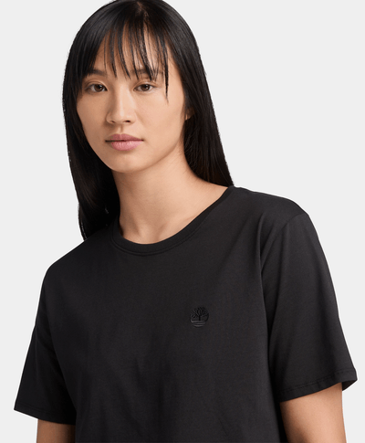 Playera Dunstan para Mujer, Negro